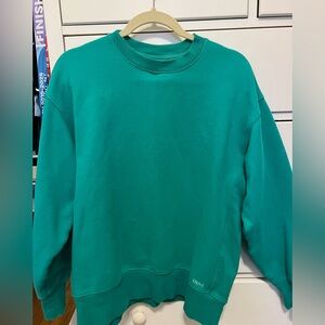 Green Aritzia Crewneck Sweatshirt